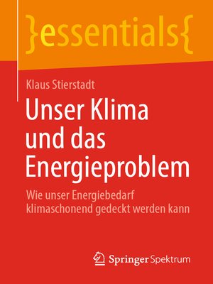 cover image of Unser Klima und das Energieproblem